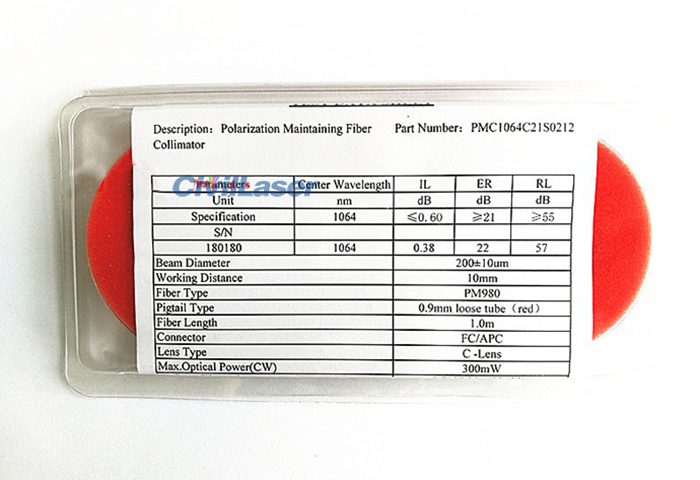 PM fiber collimator